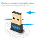 Portable USB Bluetooth 4.0 Adapter PC Computer Audio Music Receiver Dongle