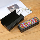 DIY Diamond Painting Leather Sunglasses Storage Box Portable Glasses Case