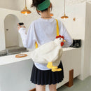 Women Girls Shoulder Handbag Cute Chicken Crossbody Purse May Bag