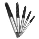 5pcs Portable Alloy Carbon Steel Broken Bolt Screw Extractor Remover Tools
