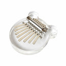 Crystal Clear 8 Keys Kalimba Musical Instrument Acrylic Thumb Piano (Bear)