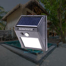20 LED Solar Power PIR Motion Sensor Wall Light Outdoor Waterproof Garden Lamp