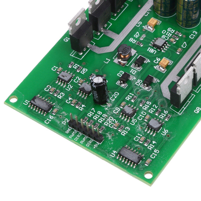 Dual Motor Driver Module Board H-bridge DC MOSFET IRF3205 3-36V 10A Peak30A