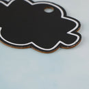 10x Mini wooden wedding blackboard chalkboard hanging message number party dec3C