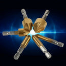 6x Durable 90 Degree HSS Chamfer Cutter Bit Chamfering Countersink Drill Bits uu