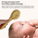 3pcs Baby Care Hair Brush Comb Set For Newborns Kids Home Wooden Soft Bristles