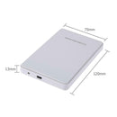 2.5in IDE Hard Disk Drive Enclosure USB 2.0 External HDD Case Box White