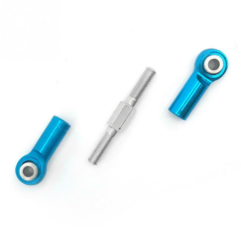 6Pcs Adjustable Metal Linkage Pull Rod Front /Rear Servo Link for Wltoys A9 Y2O2