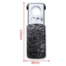 Black 30X 60X 90X Magnifier Led Uv Jewelry Appraisal Reading Magnifying Gla