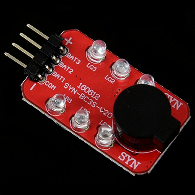 Lipo Tester Buzzer Alarm Battery Low battery voltage Voltage 2S - 3S 7.4v Q N5I2