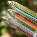 Multi Color 6 in 1 Colorful Ballpoint Pen Ball Point Pens Kids School Office NEW
