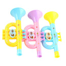 Colorful Plastic Trumpet Hooter Baby Kid Musical Instrument EarlyEducation Toy3C