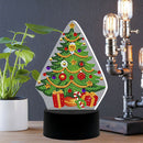 DIY Christmas Tree Diamond Painting LED Light Embroidery Home Night Lamp