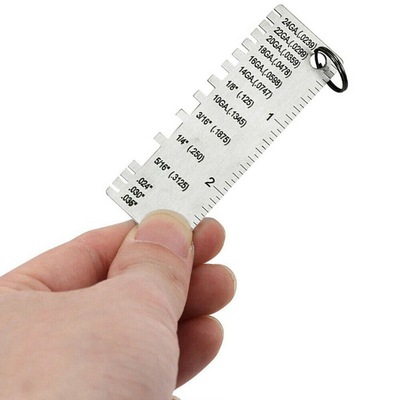 1Pc wire gauge thickness measuring tool wire/sheet metal gage measurement pl Kw