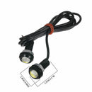 10PCS Car 18MM Eagle Eye 9W Ultra-Thin Rogue Screw Waterproof Reversing Light sf