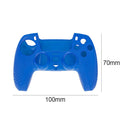 Silicone Controller Protective Case for Sony PS5 Anti-Slip Cover (Blue) A