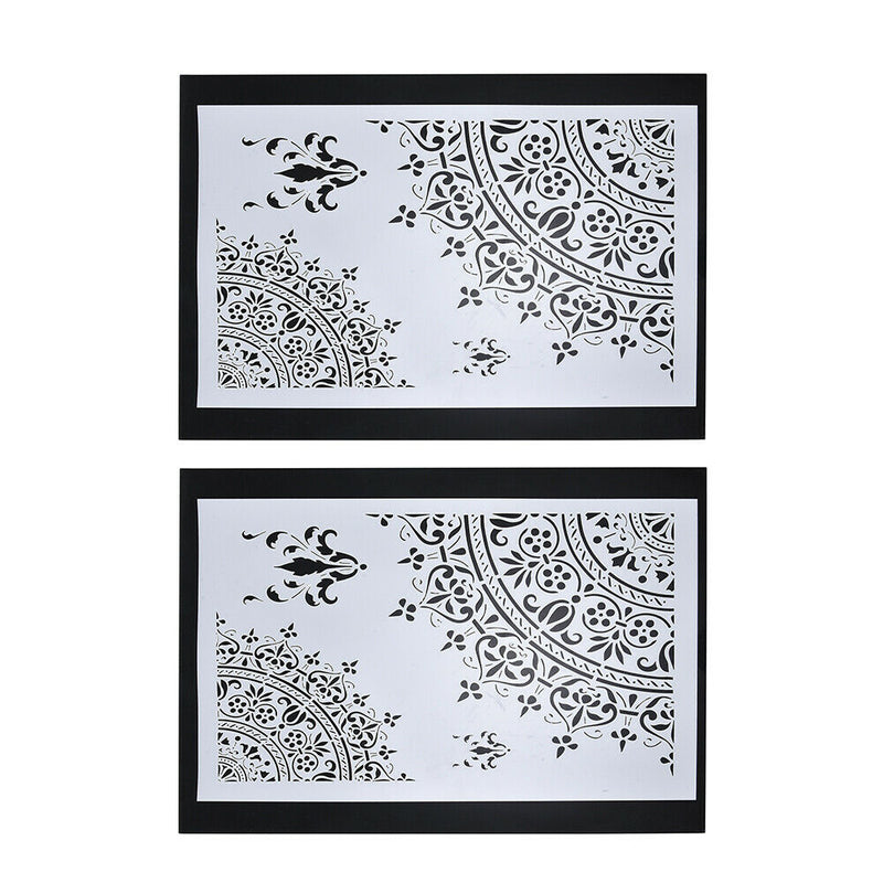 1* DIY Craft Mandala Stencils Template For Walls Painting Scrapbooking Stamping