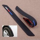 2X Black Front Rear Bumper Anti Scratch Protector Strip Trim Corner Guard