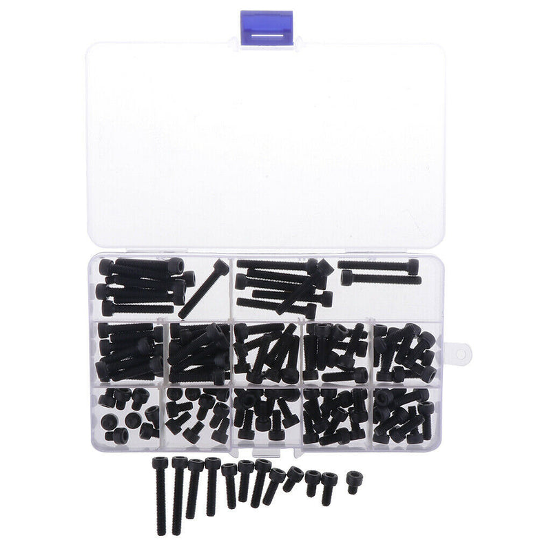 Black-force 12.9 Screw Alloy Level Hexagon Steel Plug Head Cap Screws M5 Series