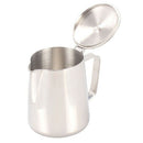 Stainless Steel Pull Flower Espresso Frothers Frothing Garland Cup Milk Jug I7Y4