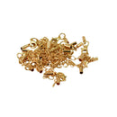 12pcs End Cap Beads Lobster Clasp And Extender Chain Fit 3mm Leather Cords