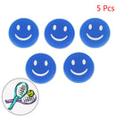 5 Pcs Blue Smile Silicone Tennis Racket Shock Absorber Damper Reduce Vibrat ME