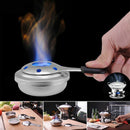 Mini Stainless Steel Pocket Alcohol Stove Outdoor Cooking Camping Accessori H9J9