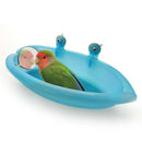 1pc Bird Water Bath Tub For Pet Bird Cage Hanging Bowl Parrots Parakeet Birdbath