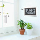 Digital Atomic Wall Clock, Desk Alarm Clock, Battery Operated With Wireless