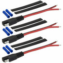 3PCS Power cable with terminal heat shrinkable,SAE4-3PK Power Plug SAE PowerD6Z6