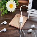 2pcs 3.5mm Audio Music Splitter Cable 3.5mm Male to two Port 3.5mm Female with