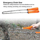 1xCamping Hiking Emergency Survival Hand Tool Kit Gear Pocket Chain Saw ChainSaw