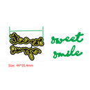 French Letter Cutting Dies for DIY Scrapbooking Album Card Making (H3999) A