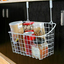 Door Storage Basket Practical Kitchen Cabinet Drawer Organizer Door Hanger  H2F2