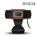 Rotatable 2.0 HD Webcam PC Laptop USB Camera Video Recording with Microphone