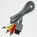 Audio Video AV Composite 3RCA Cable Cord Lead For Wii I6K3 Console.UK A4T5 N6M5