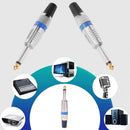 Mono 6.35mm 1/4Inch Male Audio Sound Mic Jack Plug Adapter Connector Converter
