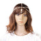 Women Bridal Wedding Boho Beaded Crown Head Chain Headband Hair Piece Hairband