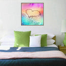The Sandy beach heart-shaped 5d diy diamond painting cross stitch of diamon T5E6