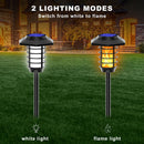 LED Solar Buried Light Waterproof Torch Spotlight Landscape Lighting (A)