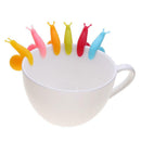 6pcs Tea Infuser Tea Bag Hanging Snail Mug Cup Clip Label Party Supplies