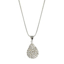 Fashion Crystal Ball Waterdrop Necklace Earrings Jewelry Set For Wedding Part&M