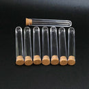 Aboratory Plastic Test Tube With Cork Stopper For School Lab Experiment Tra