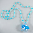 LED Flashing Necklace Cartoon Animals Light Up Pendants Heart Party Flower A9S6