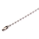 10Pcs 3.5" Long 0.09" Bead Dia Connector Clasp Ball Chain Keychain DIY J 3C