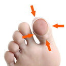 1Pair Bunion Toe Separator Foot Care Tool Silone Fabric Hallux Valgus-Correct 3C