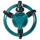 Garden Sprinklers Water Durable Rotary Three Nozzle Arm Pipe Hose Sprinkler