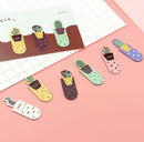 3Pcs /Set Fresh Cute Cactus Magnetic Bookmarks Stationery Office School Supply