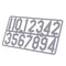 beehive plastic card number sign frame marking board beekeeping