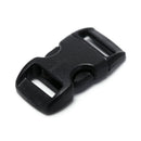 10x 10mm plastic side quick release buckles for webbing bag strap clips black M&